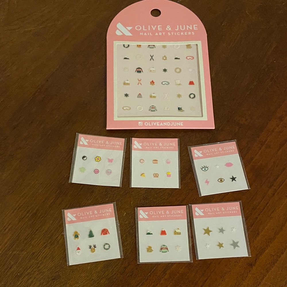 💵Olive & June Nail Art Stickers Bundle